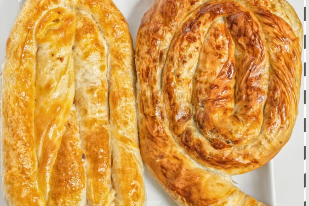 Kol Borek with Mozzarella and Feta Cheese