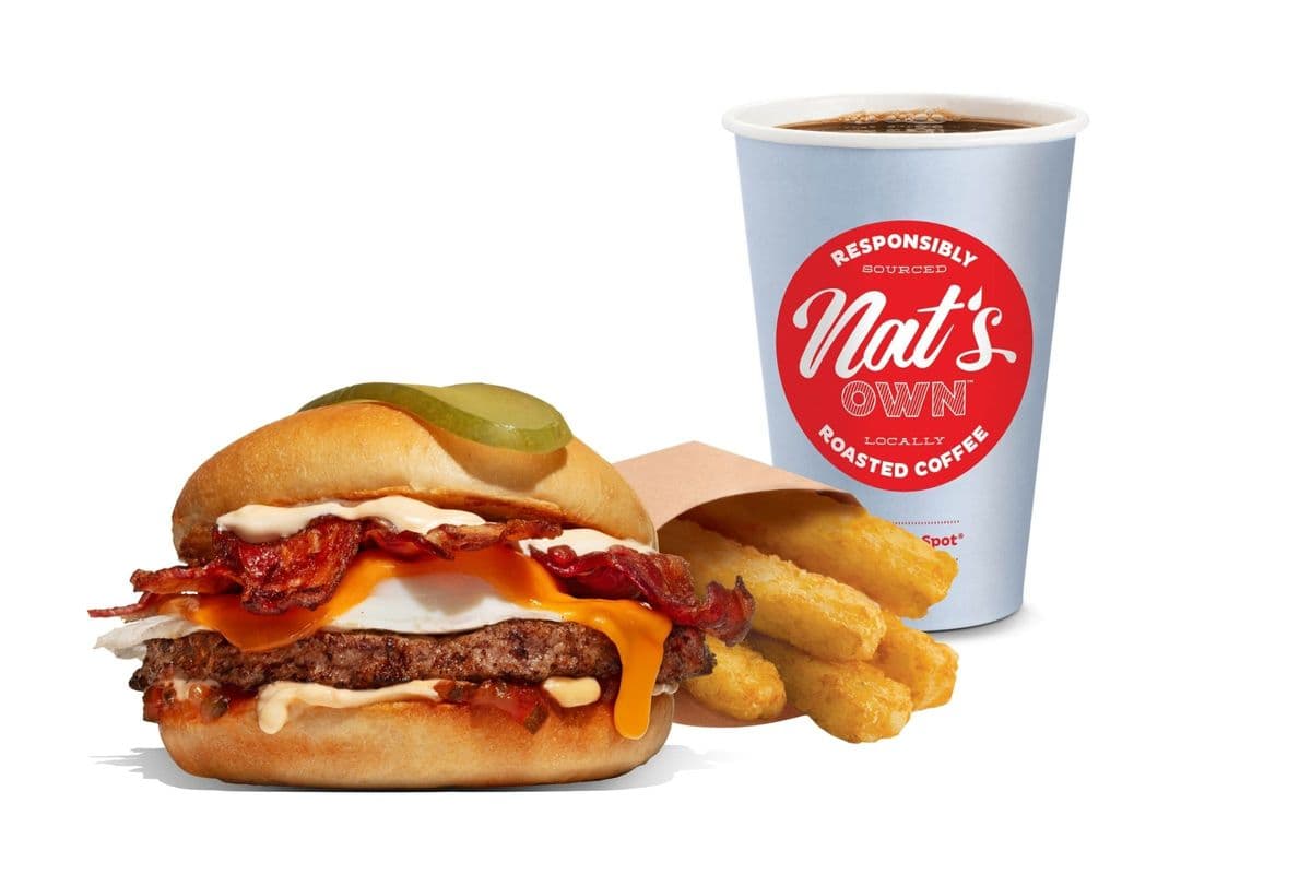 Breakfast Burger Combo
