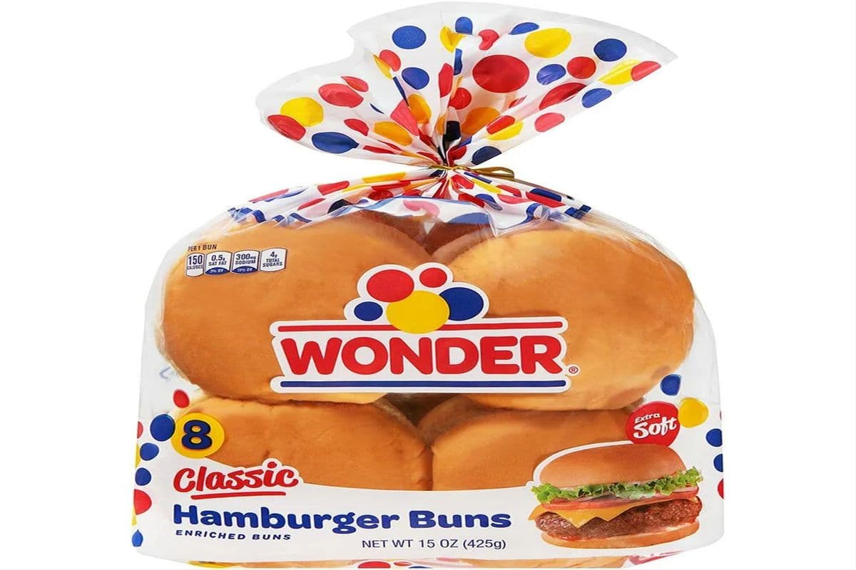 Wonder Eight Bun Hamburger (408g)