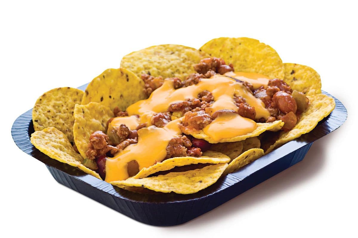 Chili Cheese Nachos (Cals: 380)