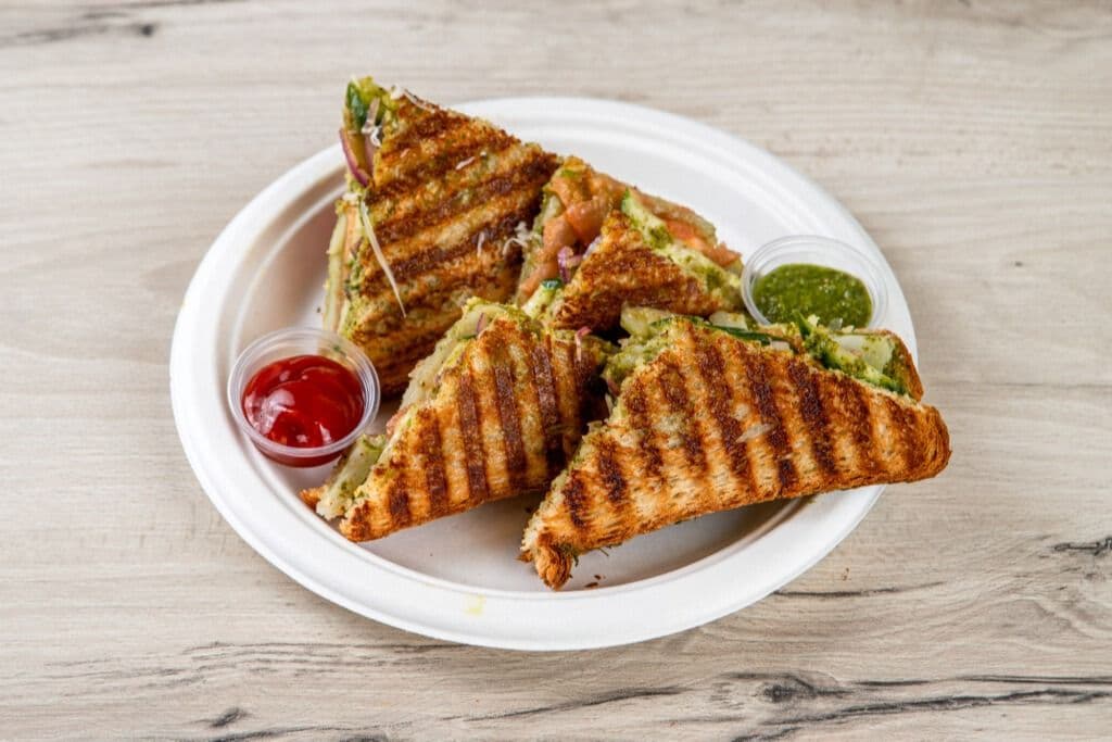 Veg Toast Sandwich