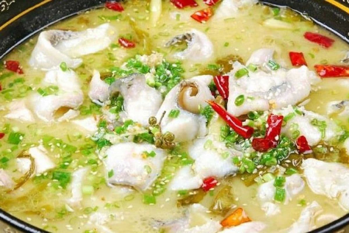 S11. Boiled Fish with Pickled Cabbage and Chilli