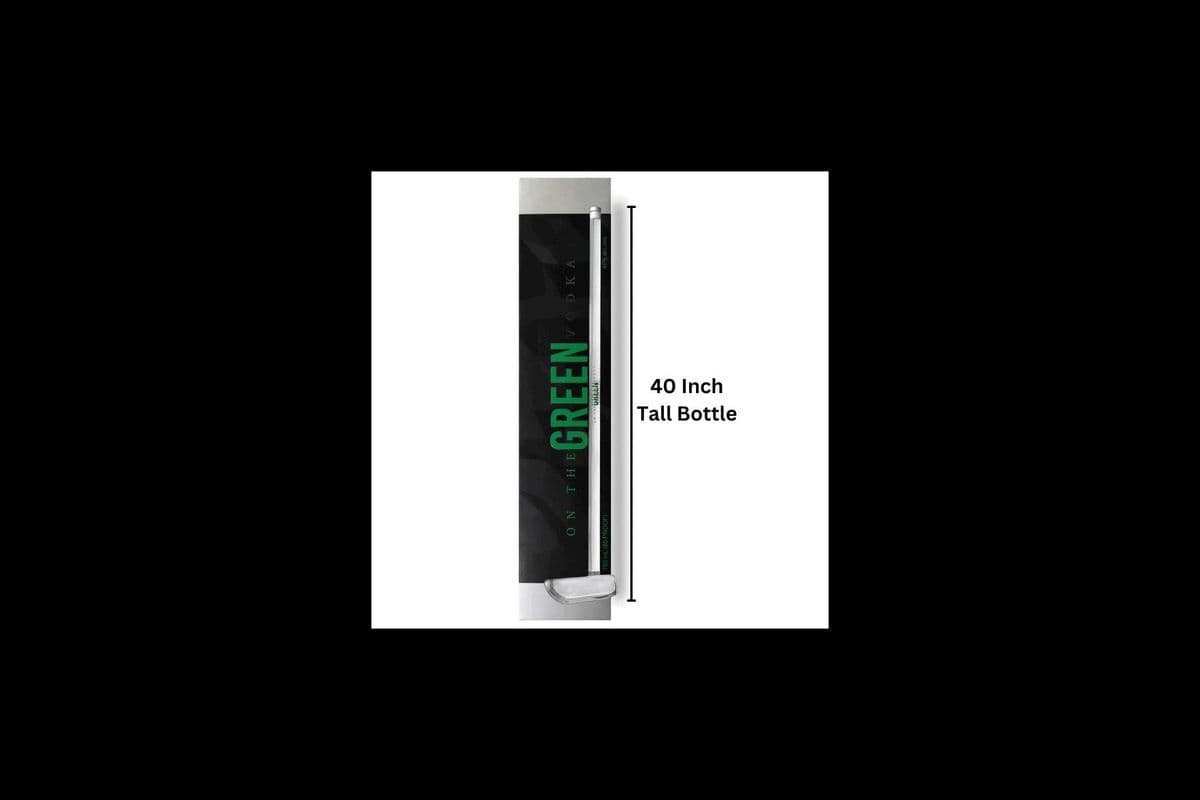 ON THE GREEN VODKA ( TALL BOTTLE) 750ML + ARCTIC ICE( 5LB) (1 x 750ML)
