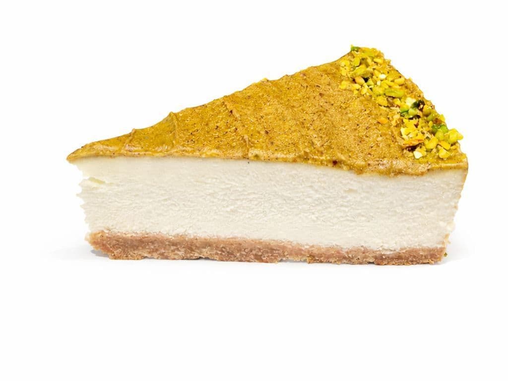 Pistachio Cheesecake Slice