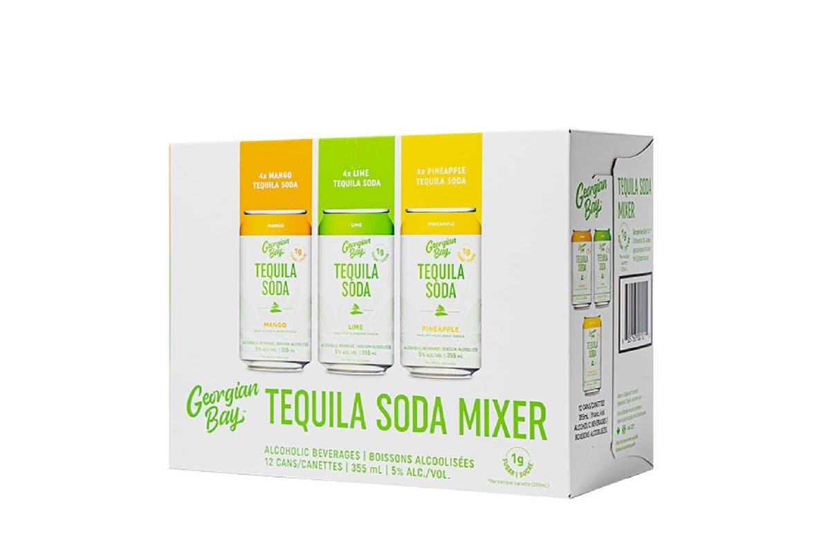 Georgian Bay Tequila Soda Mixer Pack (12 x 355mL Cans)