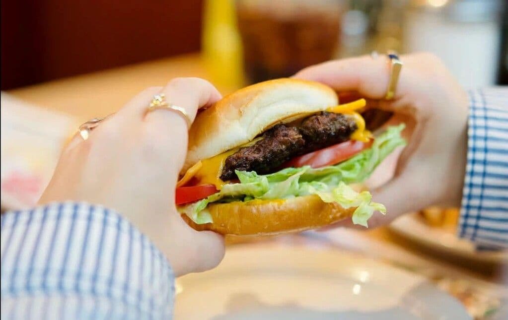 Double Cheeseburger / Hamburger au fromage double