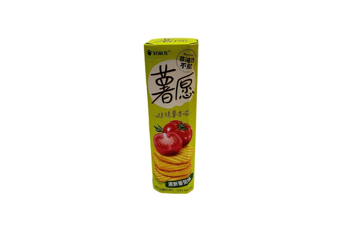 Orion's Potato Chips Tomato Flavor（好丽友 薯愿 清新番茄味）