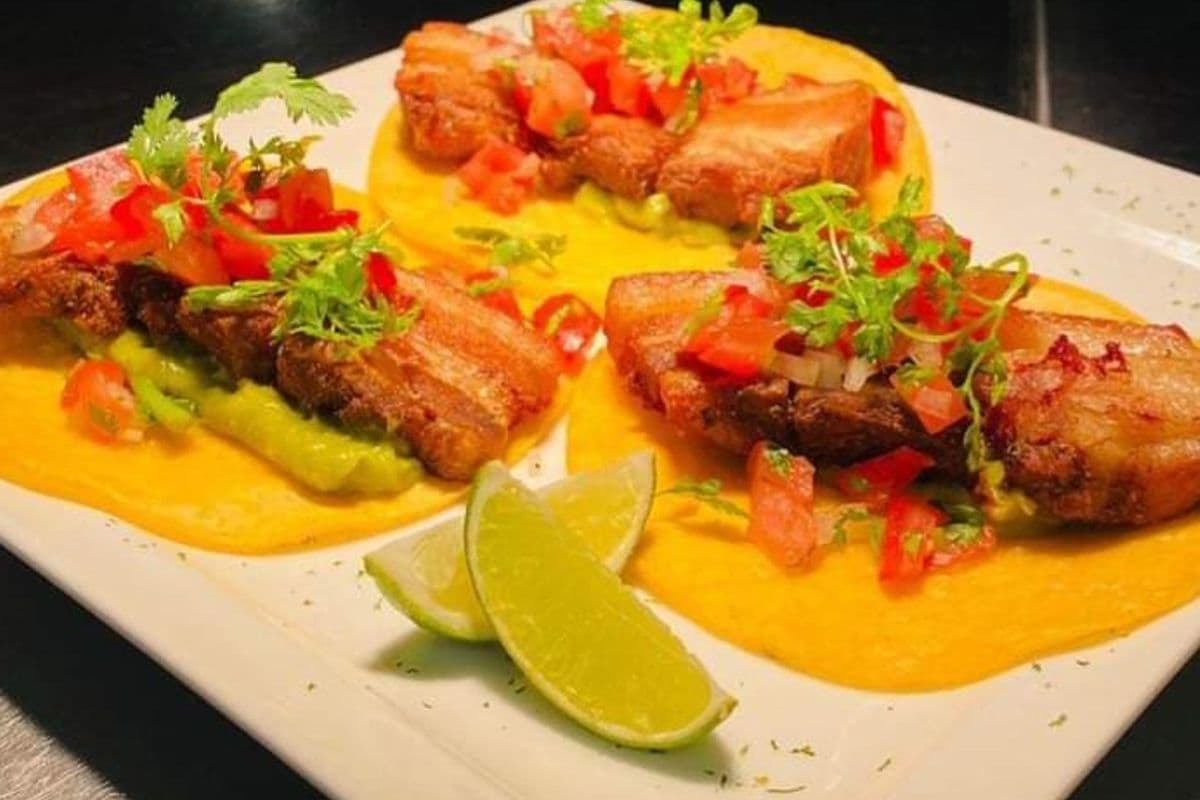 Chicharron Tacos (3 pcs)