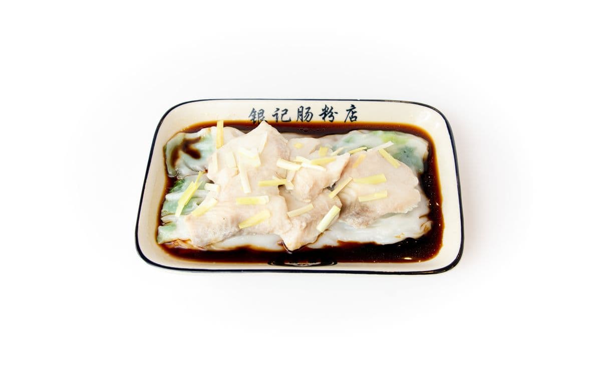 R8 Fish Sliced with Chives Rice Noodles Roll (立魚片腸粉)
