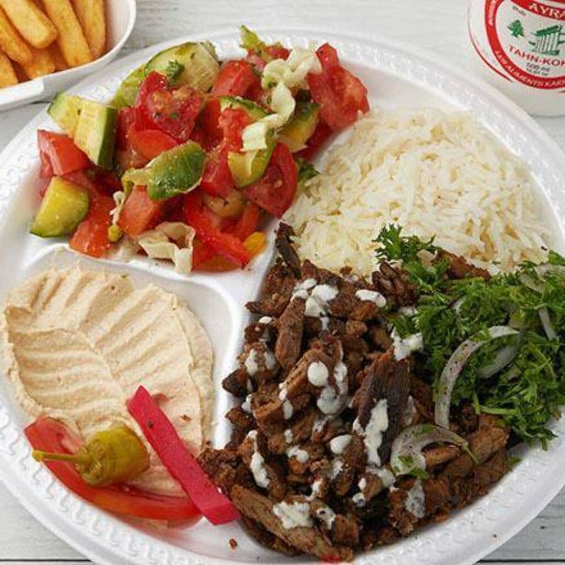 Assiette shawarma bœuf / Beef Shawarma Plate