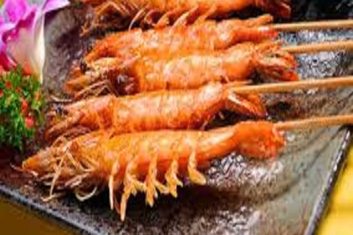 BBQ White Shrimp (4pc) 碳烤鲜虾