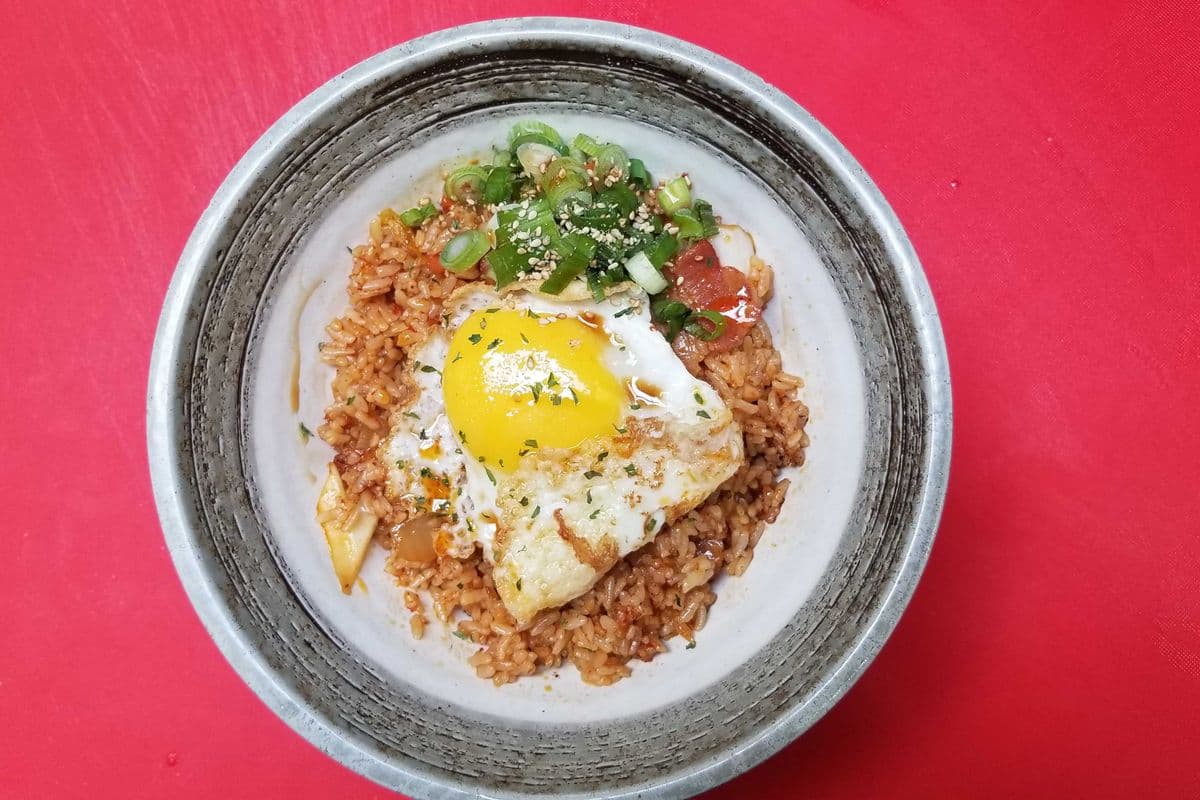 Kimchi Bacon Fried Rice