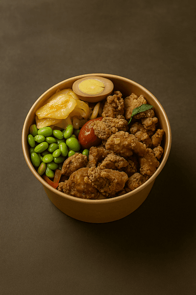 Taiwanese Style Salty Peppery Chicken Rice / 招牌鹽酥雞飯