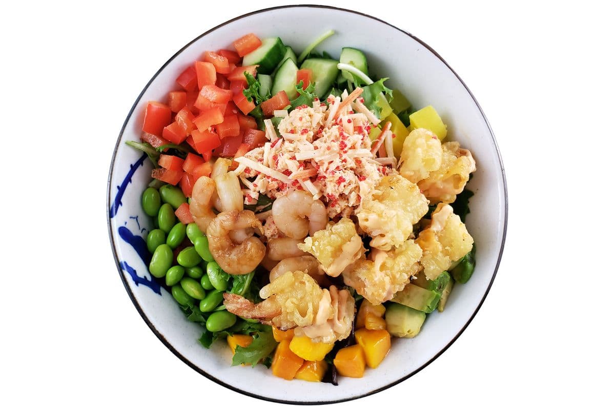 Chef Poke Crabe et Crevettes ║ Crab and Shrimps Poke