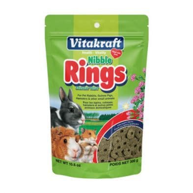 Vitakraft Nibble Rings Small Animal Treat 10.6 oz