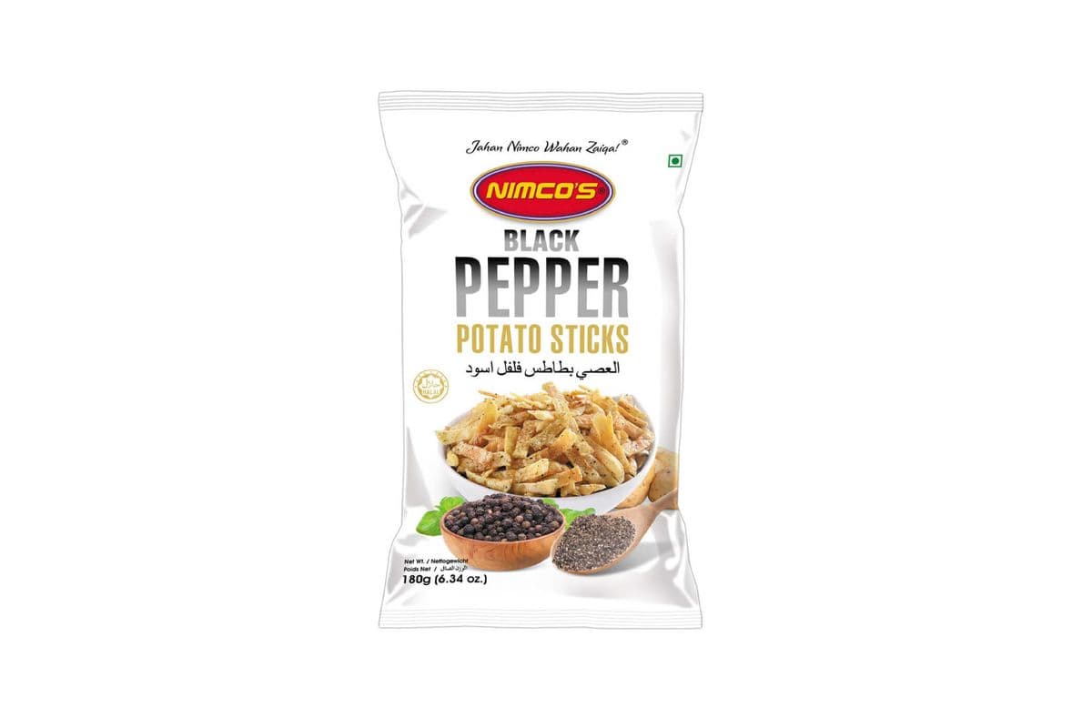 Nimco's Black Pepper Potato Sticks (180 g)