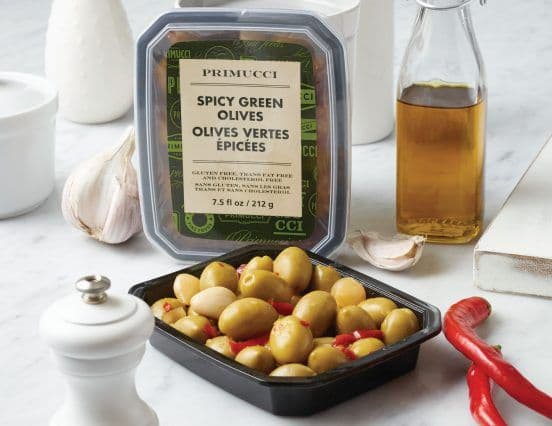 Spicy Green Olives (212g)