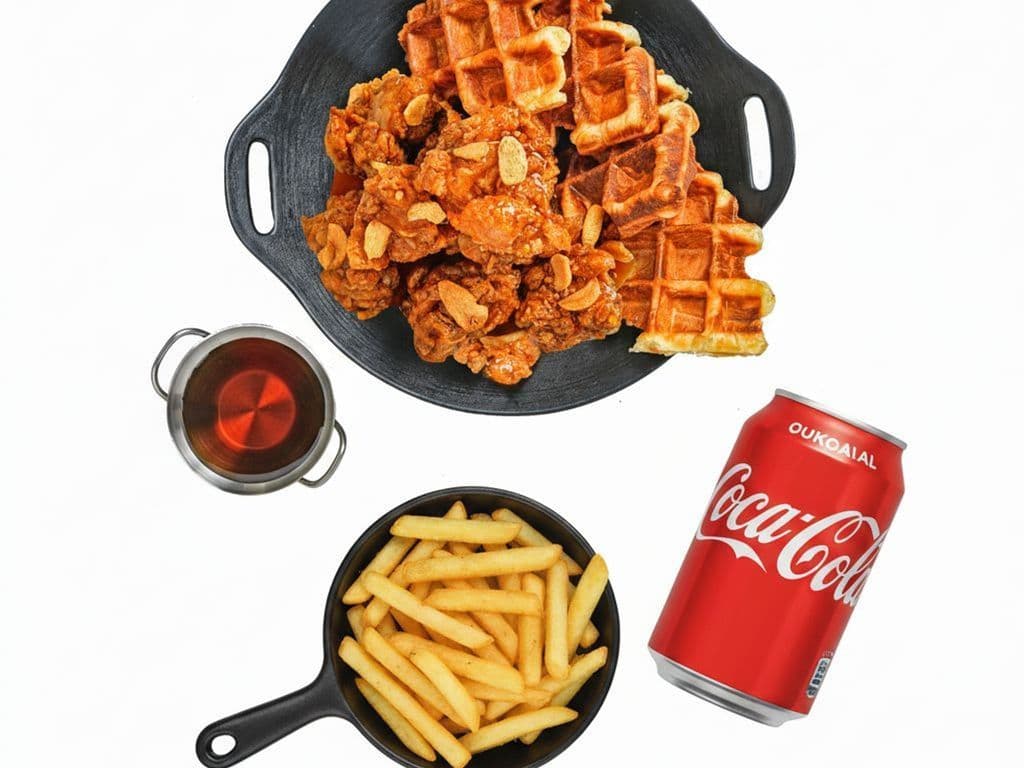 WAFFLE COMBO Soy Garlic