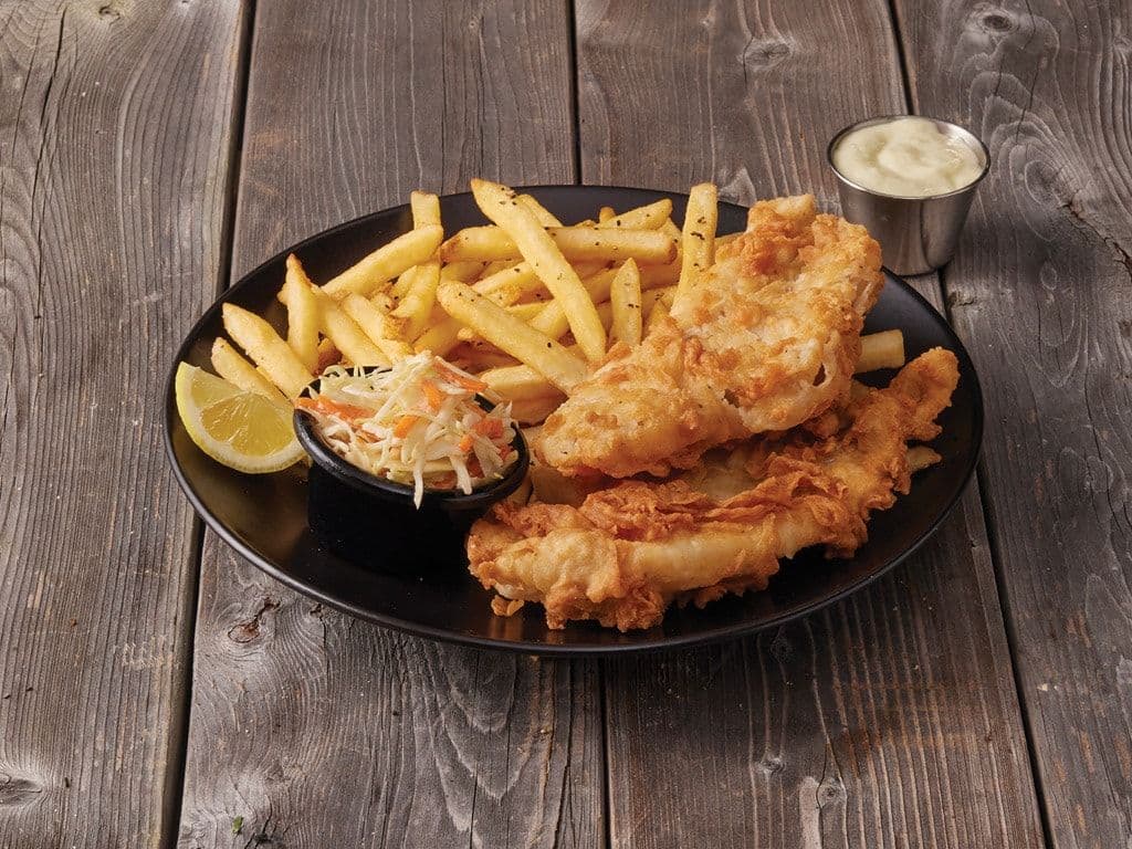 Two Piece Beer-Battered Fish & Chips