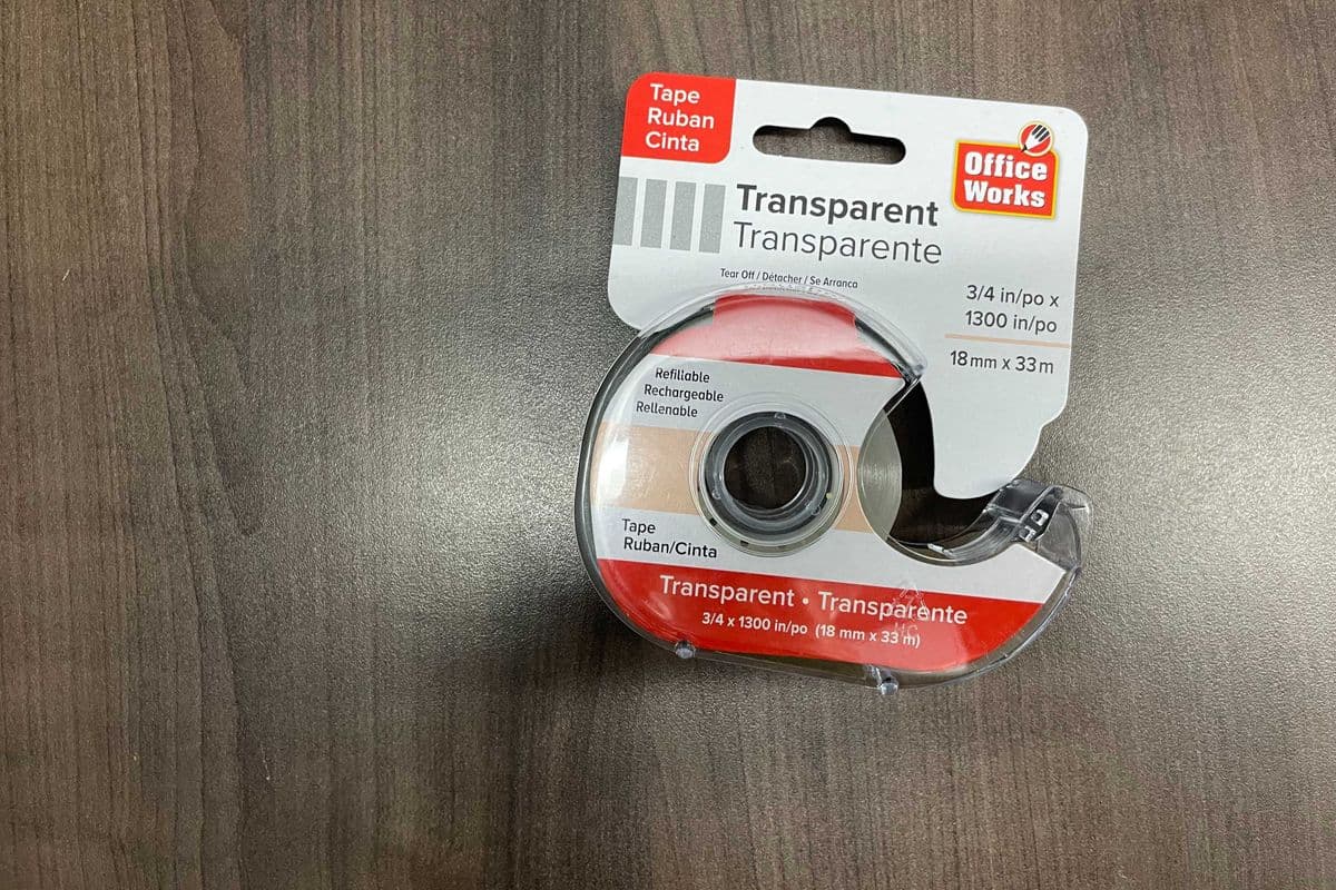 Tape Transparent with Dispenser