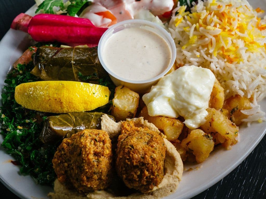 Vegetarian plate