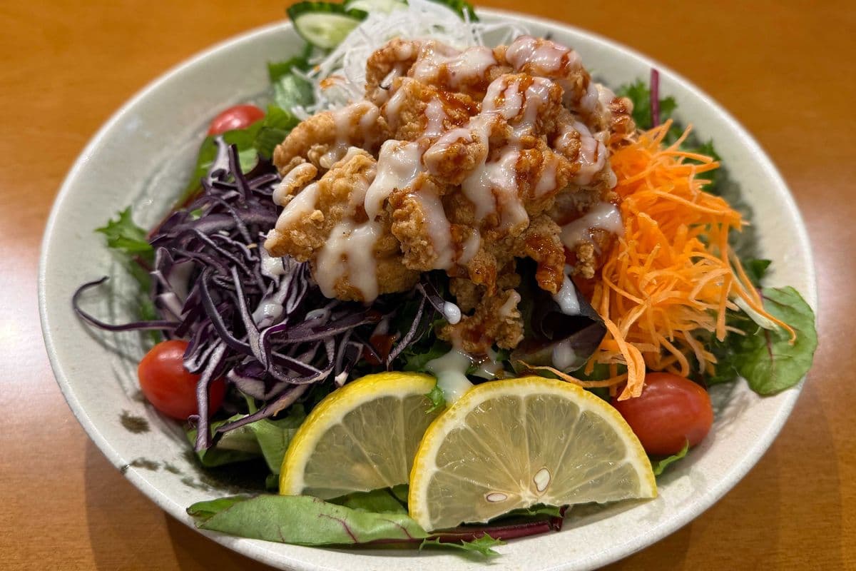 Chicken Karaage Salad
