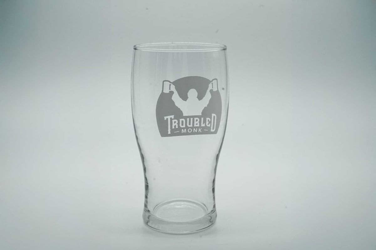 20oz Troubled Monk Pint Glass