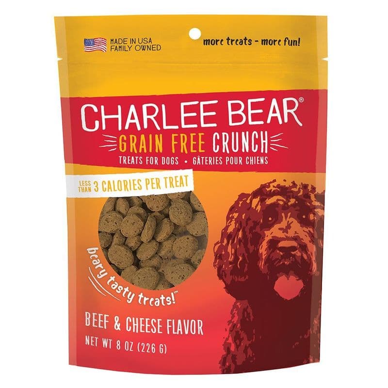 Charlee Bear Crunch Beef Liver & Cheese 8 oz