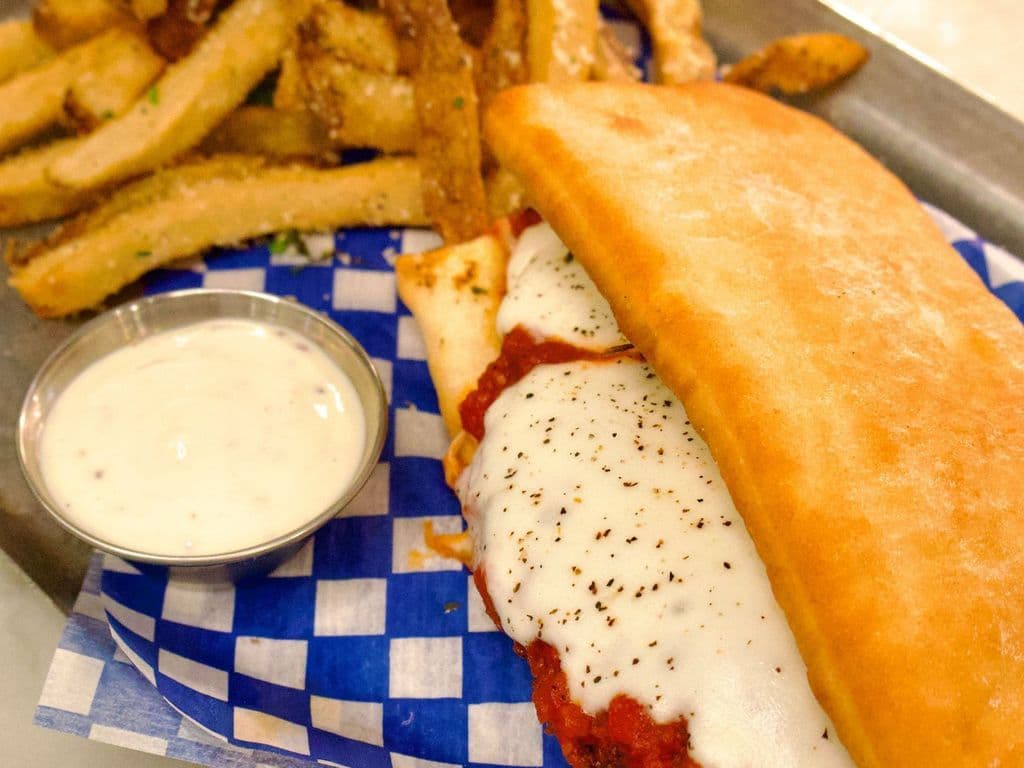 Crispy Chicken Parm Sandwich