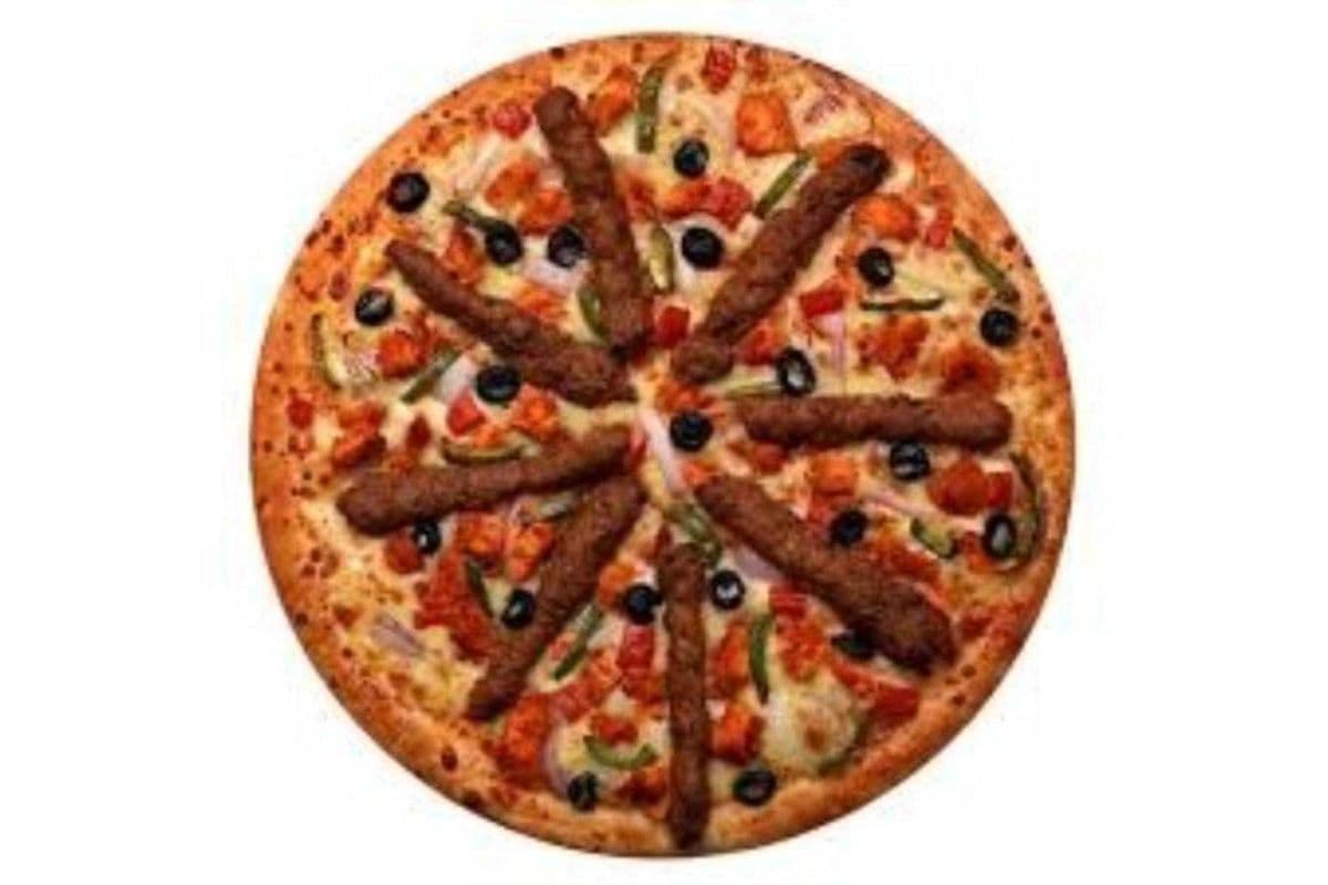 Seekh Kebab Chicken Pizza