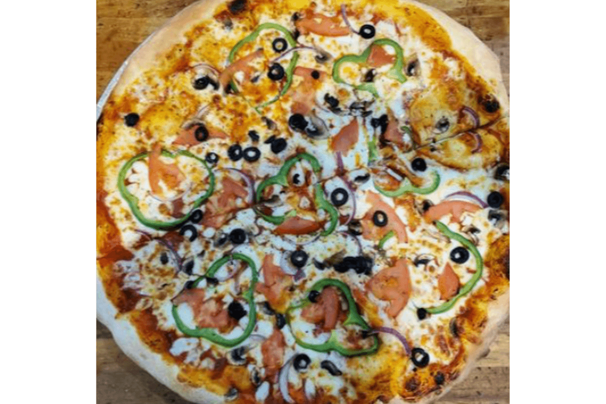 Jumbo pizza 18" végétarienne / Jumbo 18" Vegetarian Pizza