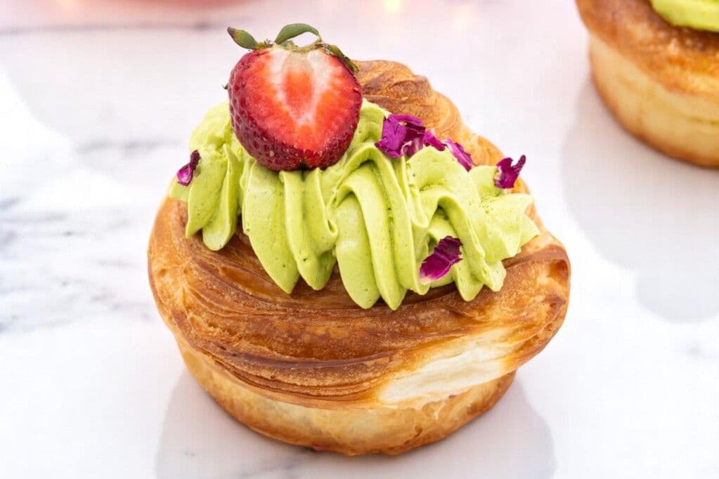 CROISSANT - SUPREME STRAWBERRY MATCHA  CROISSANT