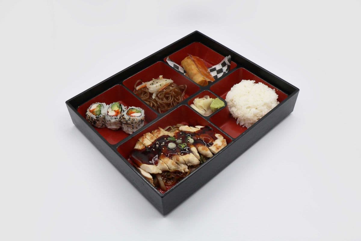 Bento Box 3 chicken teriyaki
