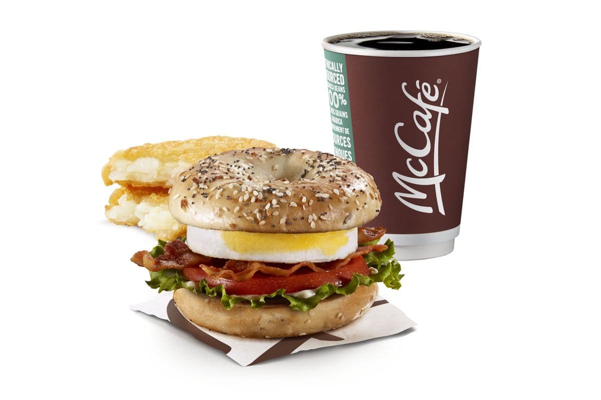 Everything Egg BLT Bagel Extra Value Meal [720-740 Cals]