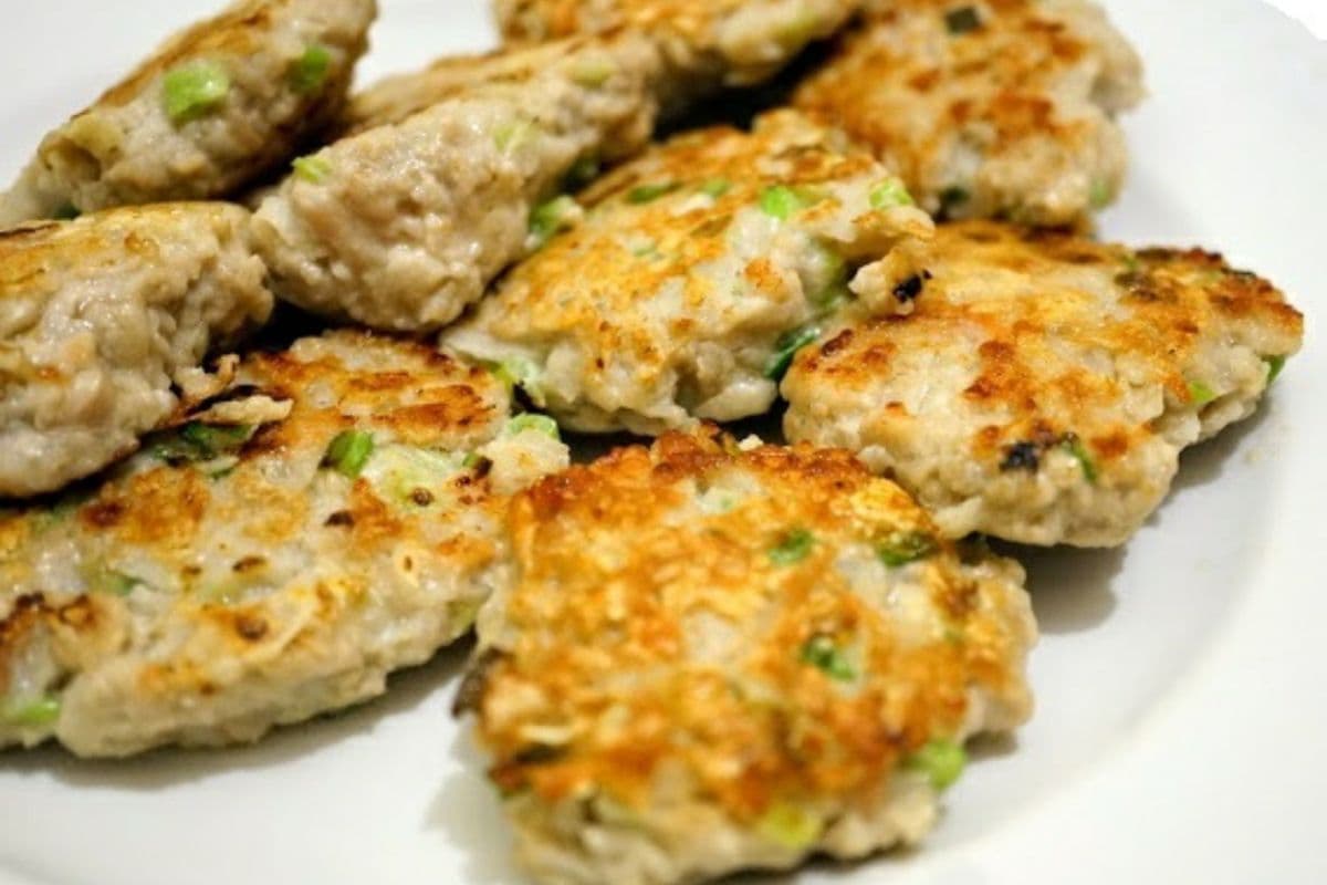 Pan-Fried Lotus Root Cake with Minced Pork