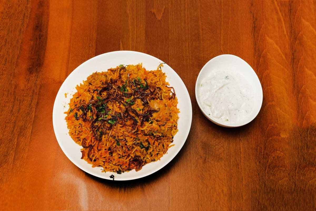 Beef biryani