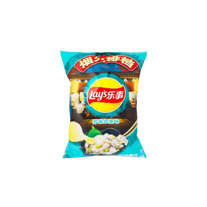 Lay's Wasabi Octopus Chips - China (70g)