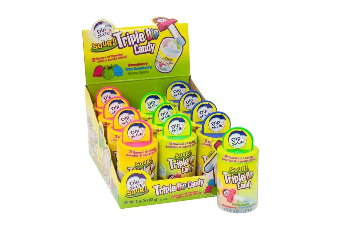 Dip-N-Lik Triple Dip Sour Candy