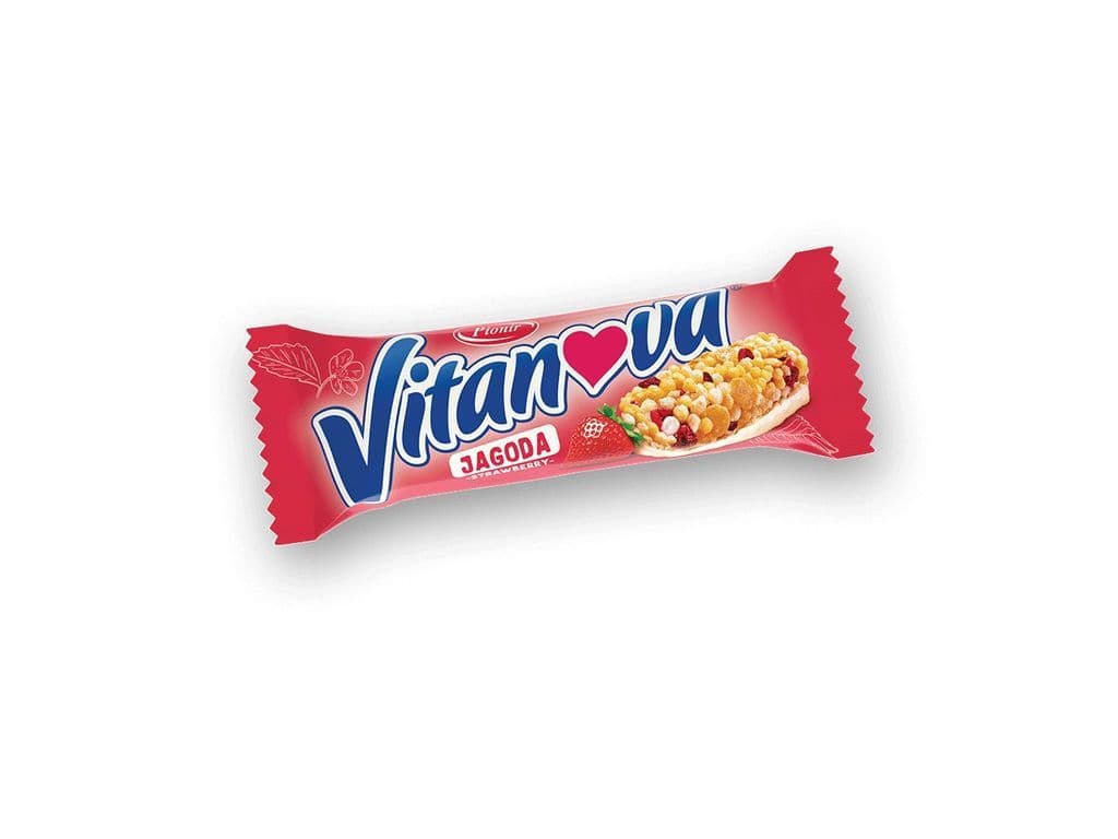 Pionir Vitanova Serbian Strawberry Yogurt Cereal Bar 25g Snack