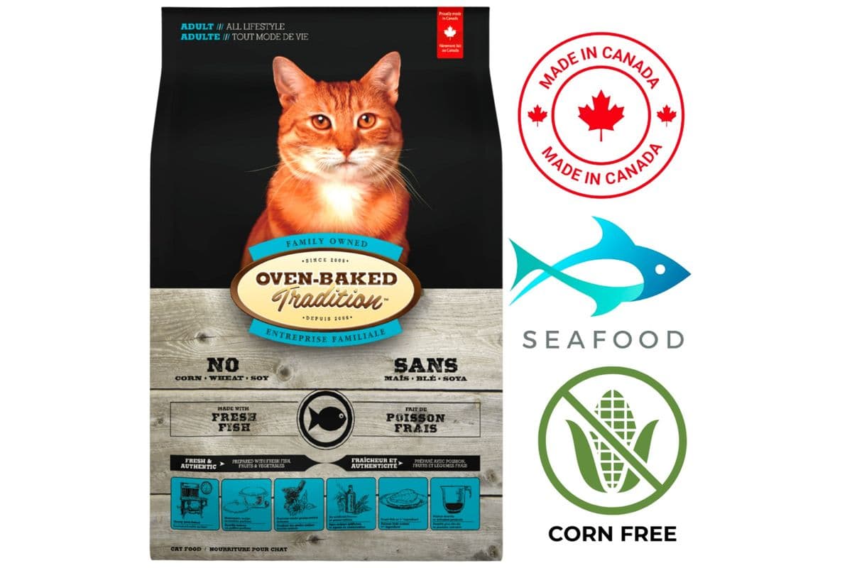 Oven-Baked Tradition Adult Fish Dry Cat Food (5 lbs)