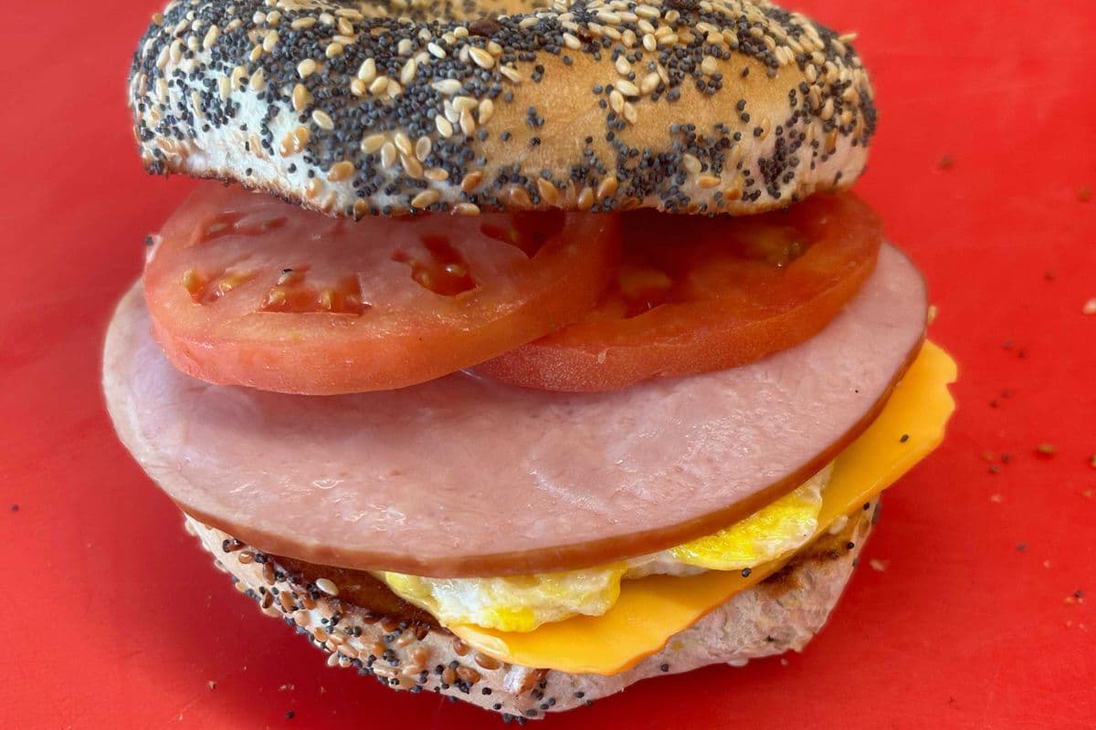 Coffee Time Bolton’s Signature Breakfast Sandwich