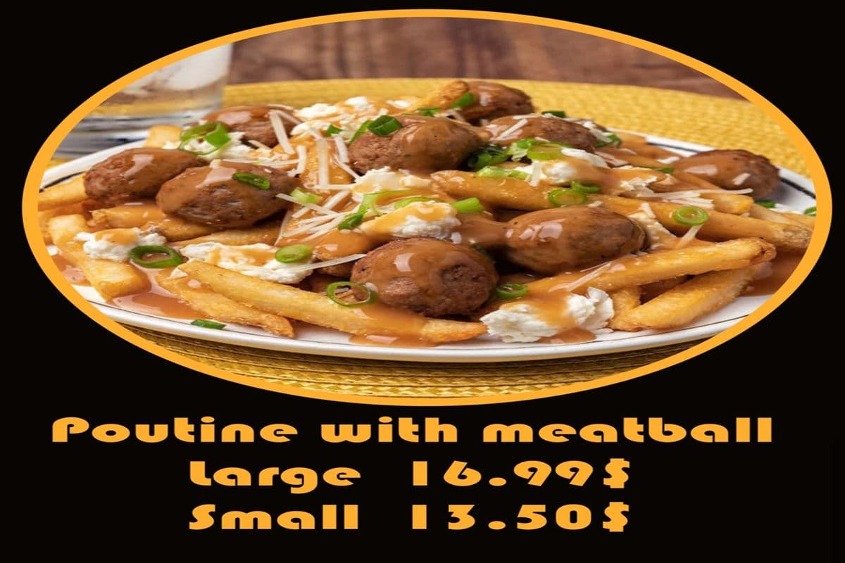 Poutine with Meatball