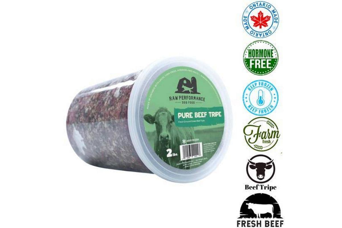 Raw Performance - Beef Tripe Raw Dog Food (2 lb)