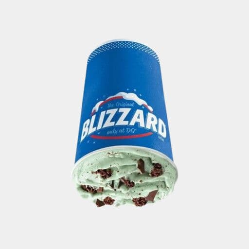 Dessert Blizzard®  au brownie et à la menthe / Blizzard® Dessert with Brownie and Mint