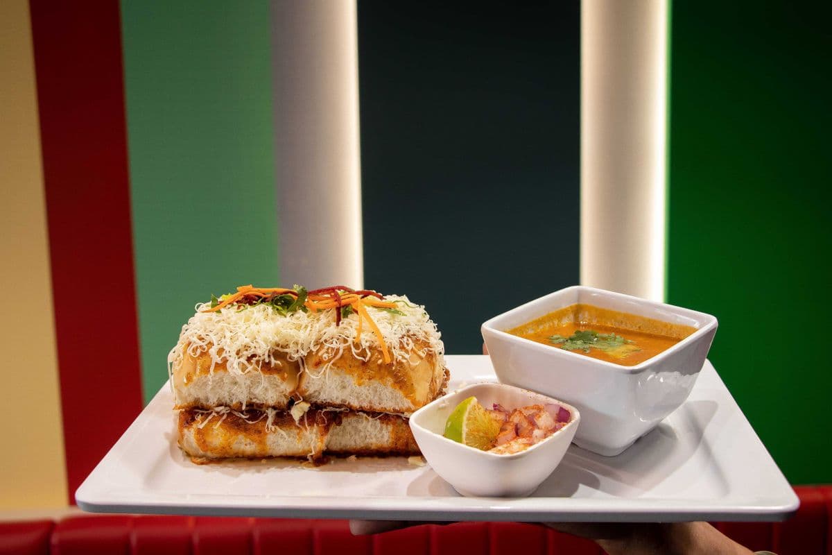Masala Pav With Bhaji