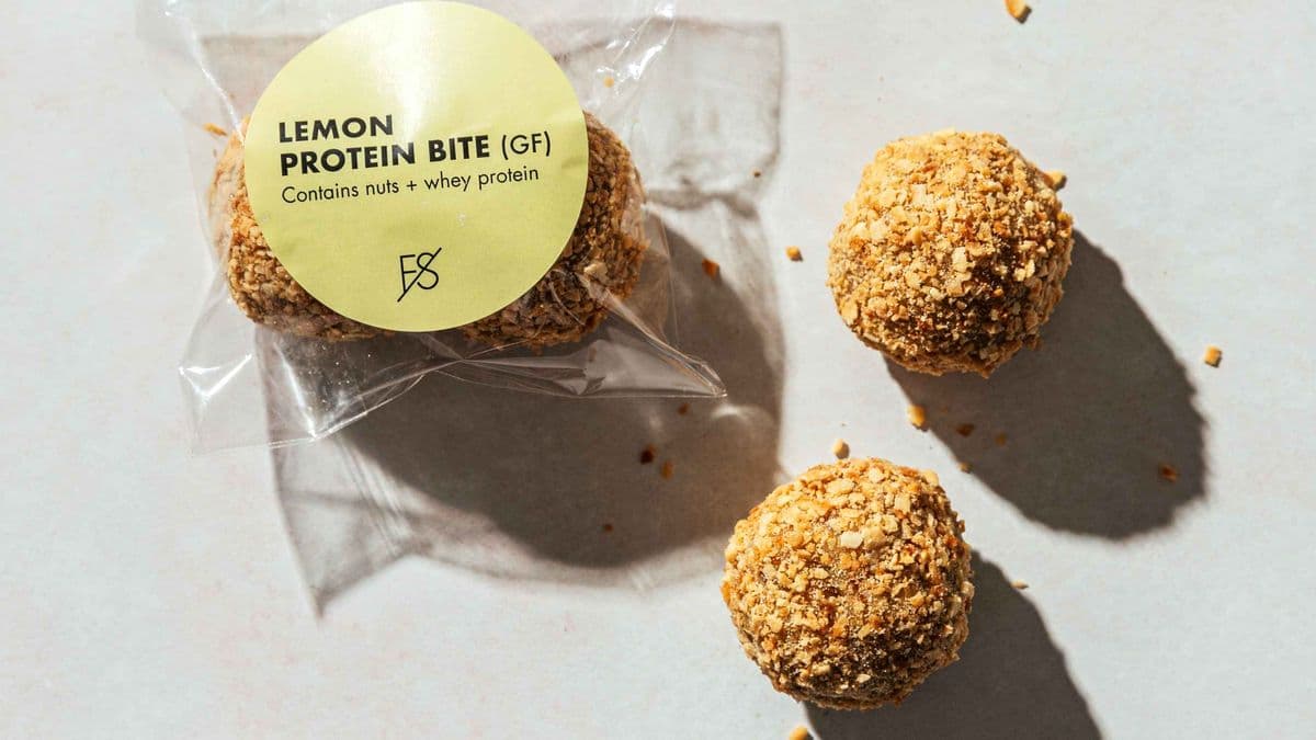 Lemon Protein Bites