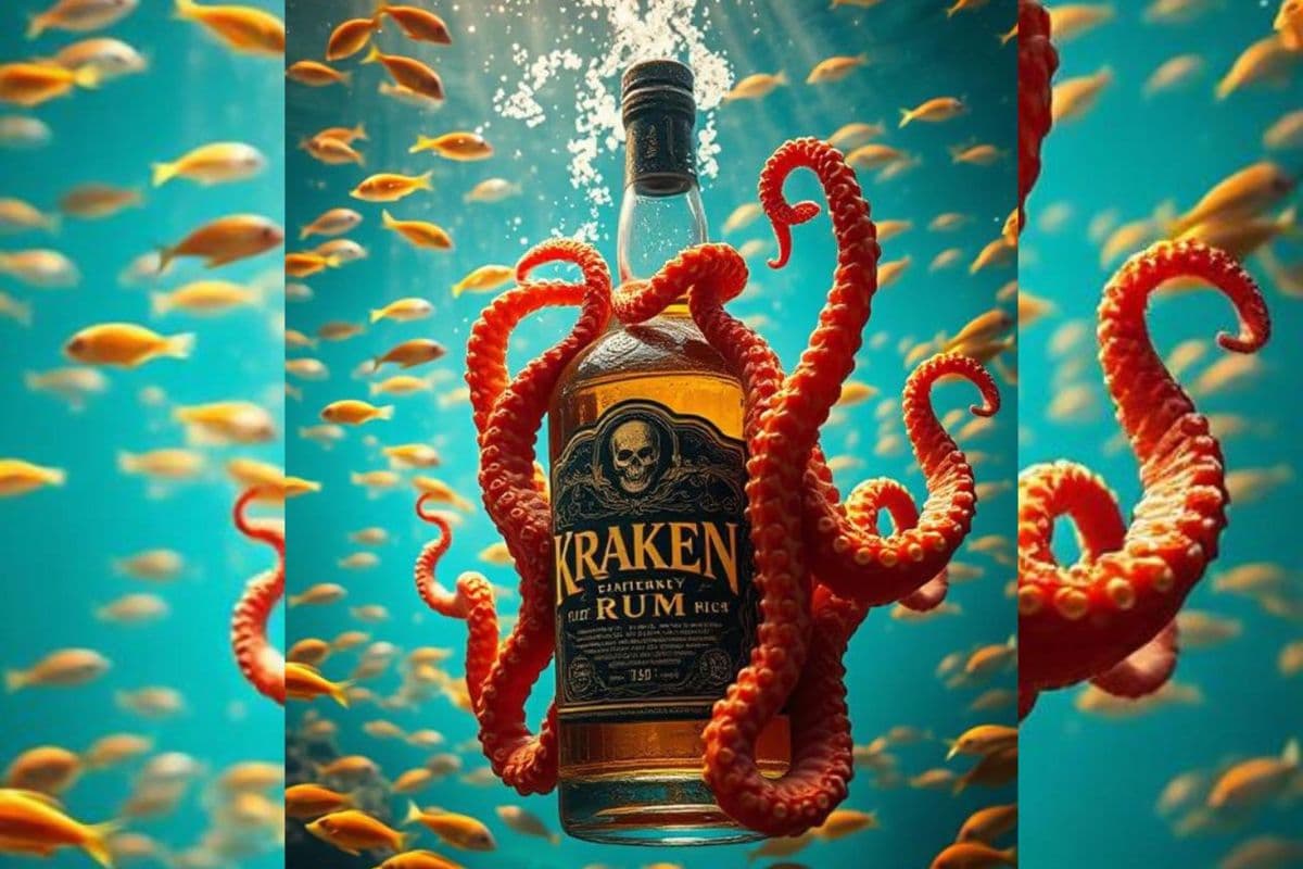 KRAKEN BLACK SPICED RUM (1 x 375ML)