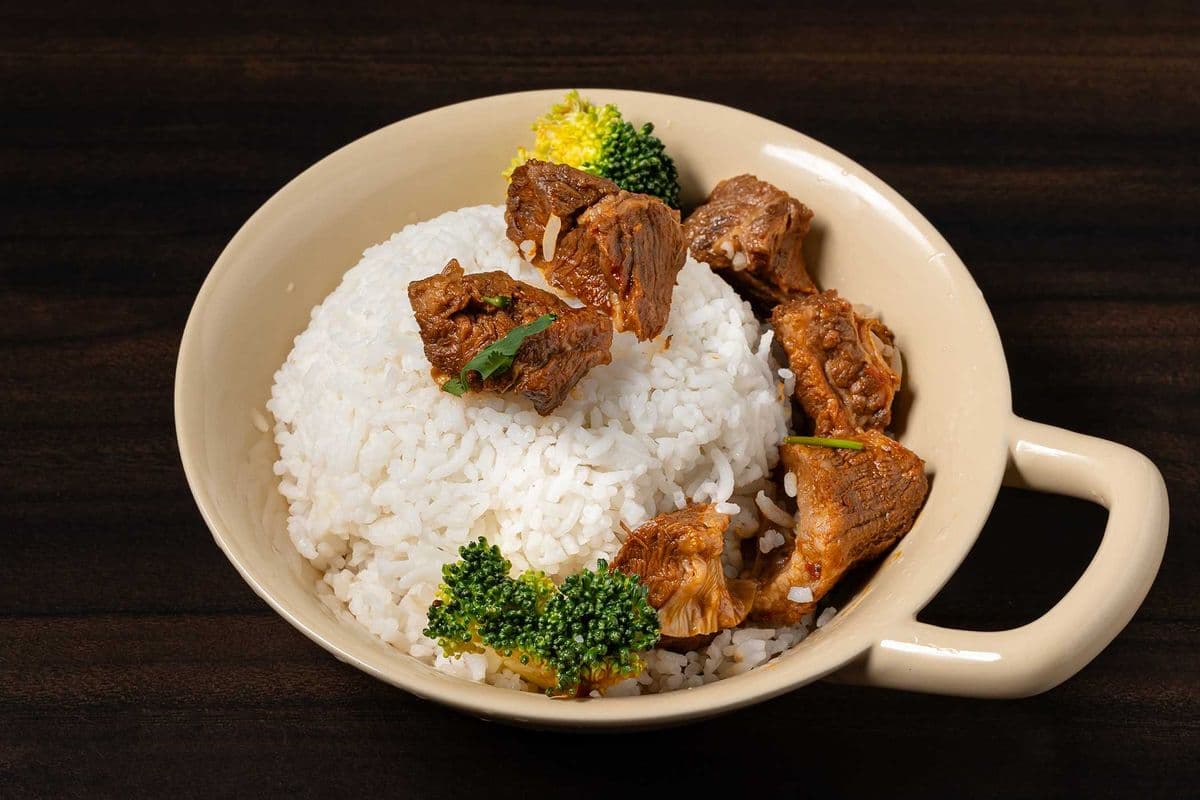 Braised Beef with Rice