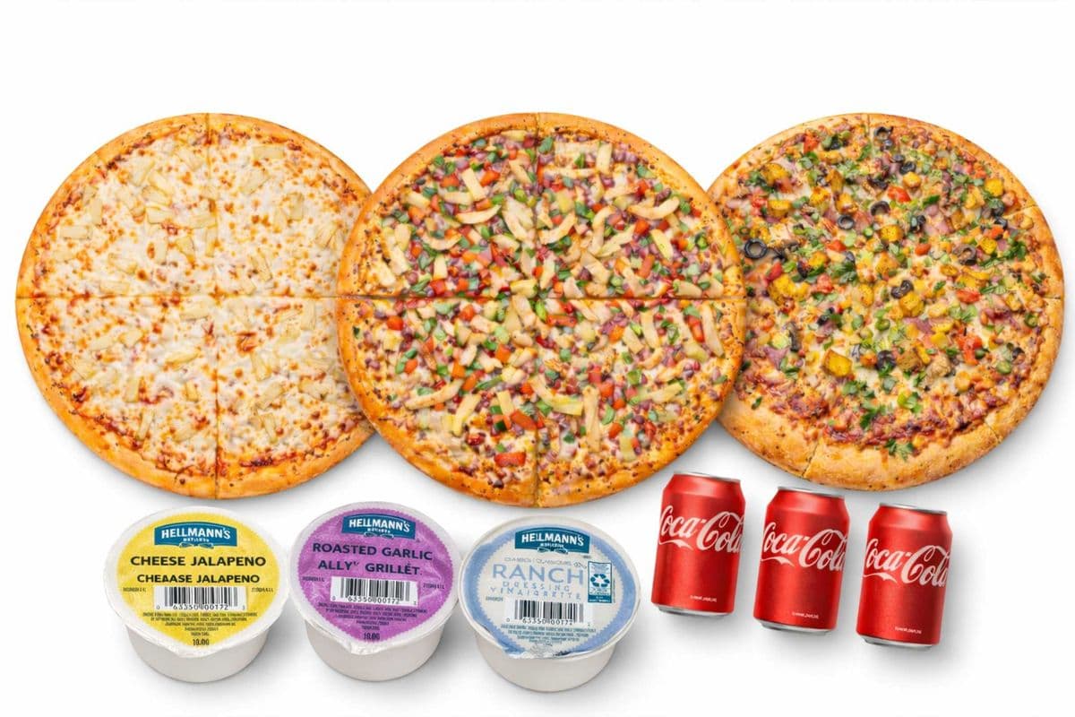 C. 14" Pizza (Triple Play)