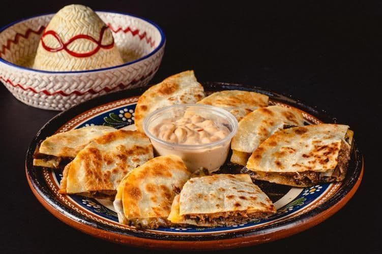 BEEF & MUSHROOM QUESADILLA